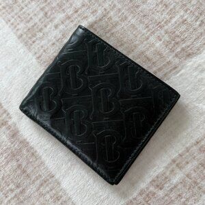 Burberry TB Monogram Bi-fold Leather Wallet